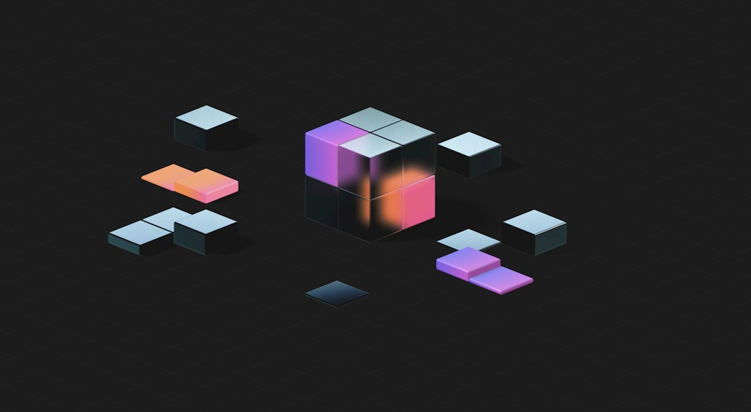 why-choose-us a-black-background-with-a-pink-and-purple-cube-qxbpvjysyka